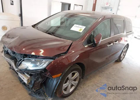2019 Honda Odyssey Ex-L z USA, uszkodzony, nr VIN 5FNRL6H74KB075257